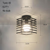 Modern Ceiling Lights Led Ceiling Lamp Vintage Plafondlamp Cage Plafonnier Crystal Lamp For Dining Room Kitchen Lampara Techo