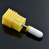 Kads Ceramic Carbide Nail Drill Bit 3/32" Electric Ceramic Cutter Nail File Manicure Pedicure Machine Tool Milling Cutters