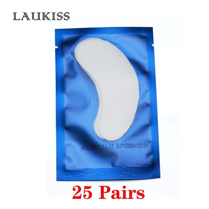 25/50/100 Pairs/Lot Patches For Eyelash Extension Under Eye Pads Paper Patches Pink Lint Free Stickers For False Eyelashes