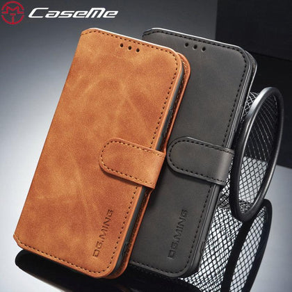CaseMe Retro Phone Case For iPhone XS Max Credit Card Money Slot Flip Cases For iPhone 6 S 7 8 Plus Hoes For iPhone X XR XS MAX