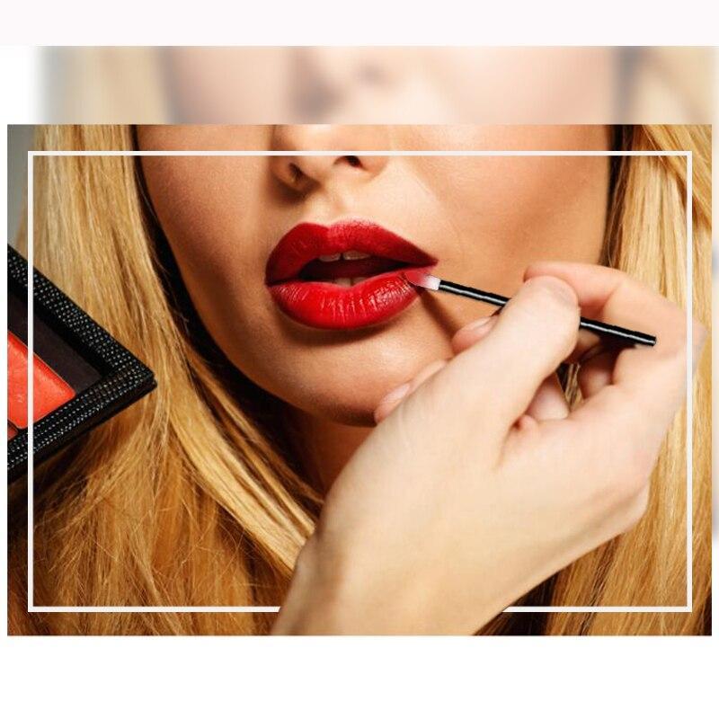 50Pcs Disposable Lip Brush Set Lipstick Mascara Wands Brush Cleaning Eyelash Eyebrow Make Up Applicators Tools