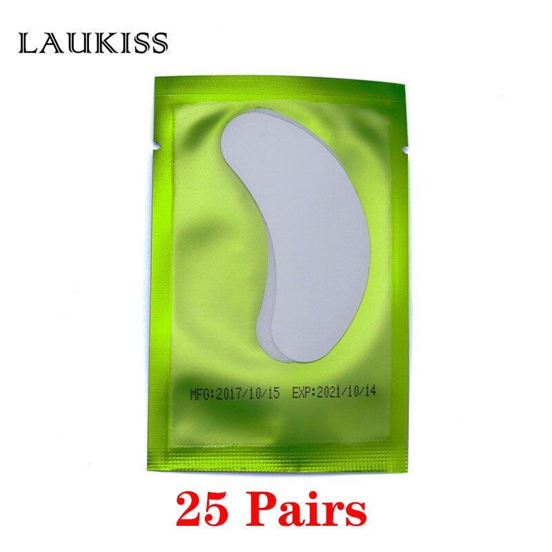 25/50/100 Pairs/Lot Patches For Eyelash Extension Under Eye Pads Paper Patches Pink Lint Free Stickers For False Eyelashes