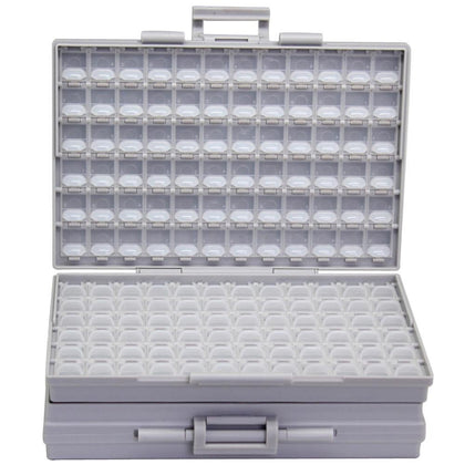AideTek BOXALL plastic toolbox mount SMD SMT 1206 0805 0603 0402 components Electronics Beads Storage Cases & Organizers 2BOXALL