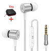 Simvict Brand Stereo Earphone Noise Isolating Headphone Headset With Microphone For Mobile Phone For Android Xiaomi Ear Phones