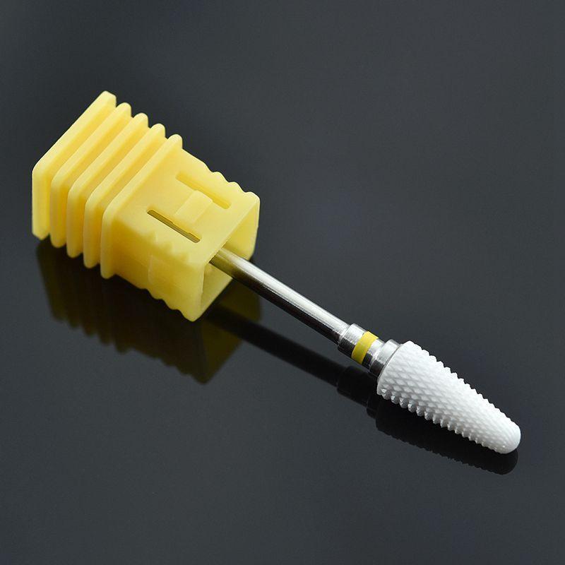 Kads Ceramic Carbide Nail Drill Bit 3/32" Electric Ceramic Cutter Nail File Manicure Pedicure Machine Tool Milling Cutters