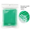 100Pcs/Bag Disposable Microbrush Eyelashes Extension  Individual Lash Removing Swab Micro Brush For Eyelash Extension Tools