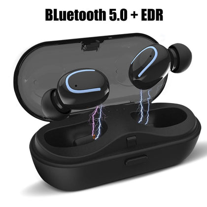 Wireless Headphones Bluetooth Earphone Bluetooth 5.0 Mini True Stereo In ear Earbuds With HD Mic For Samsung Xiaomi iPhone