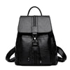 Hot 2018 Casual Tie Women Backpack High Quality Leather Backpacks For Teenage Girls Female School Shoulder Bag Bagpack Mochila
