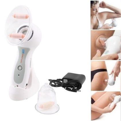 Portable INU Celluless Body Massage Vacuum Cans Anti-Cellulite Massager Device Therapy Treatment Kit Cupping Cup EU Plug