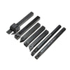 7Pcs 10Mm Boring Bar Lathe Turning Tool Holder With Gold Inserts With 7Pcs T8 Wrenches
