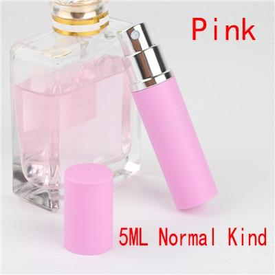 Refillable 5Ml Refillable Mini Perfume Spray Bottle Aluminum Spray Atomizer Portable Travel Cosmetic Container Perfume Bottle
