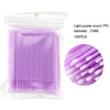 100Pcs/Bag Disposable Microbrush Eyelashes Extension  Individual Lash Removing Swab Micro Brush For Eyelash Extension Tools