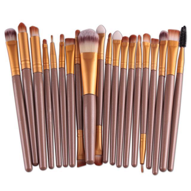 20Pcs New Fashion Makeup Brushes Set Eye Shadow Foundation Powder Eyeliner Eyelash Lip Make Up Brush Cosmetic Beauty Tool Kits