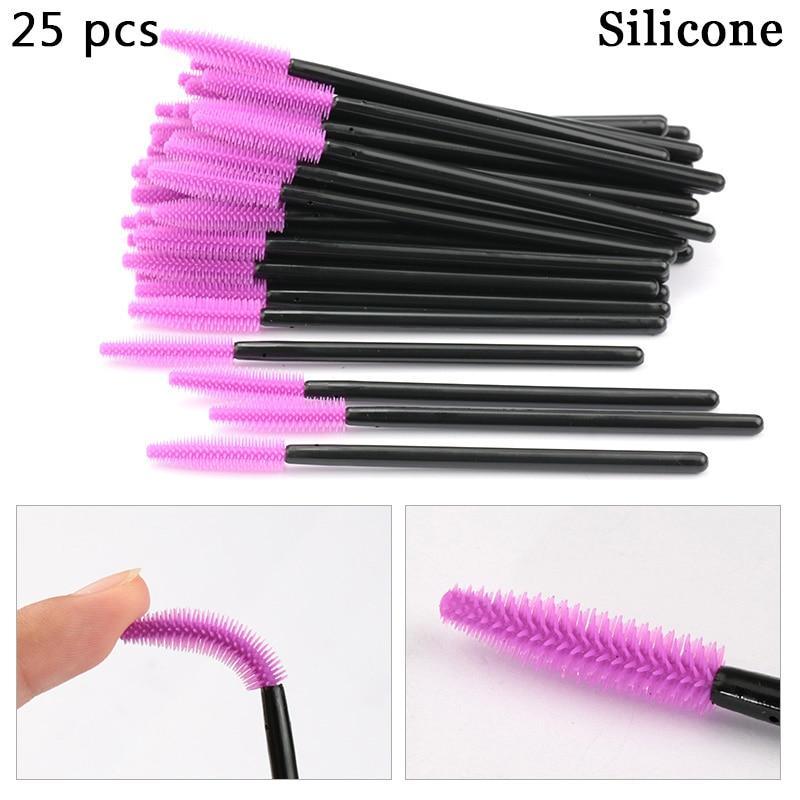 Eyelash Extension Disposable Eyebrow Brush Mascara Wand Applicator Spoolers Eye Lashes Cosmetic Brushes Set Makeup Tools