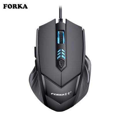 Silent Frosted Ergonomics 2400dpi Adjustment USB 6D Wired Optical Computer Gaming Mouse Mice for Computer PC Laptop for Dota 2