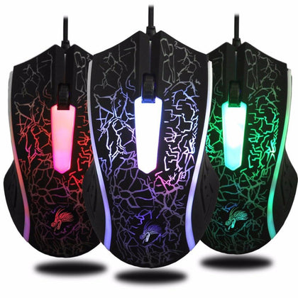 X7 High Quality Professional Wired Gaming Mouse 3 Button 4000DPI LED Optical Computer Mouse Gamer Mice For Laptop PC