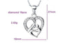 Us Stock Uloveido 10% Off Mothers Day Gifts For Mom Silver Color Necklace Fashion Necklace Pendant For Women Girls N595 (Platinum Plated White)