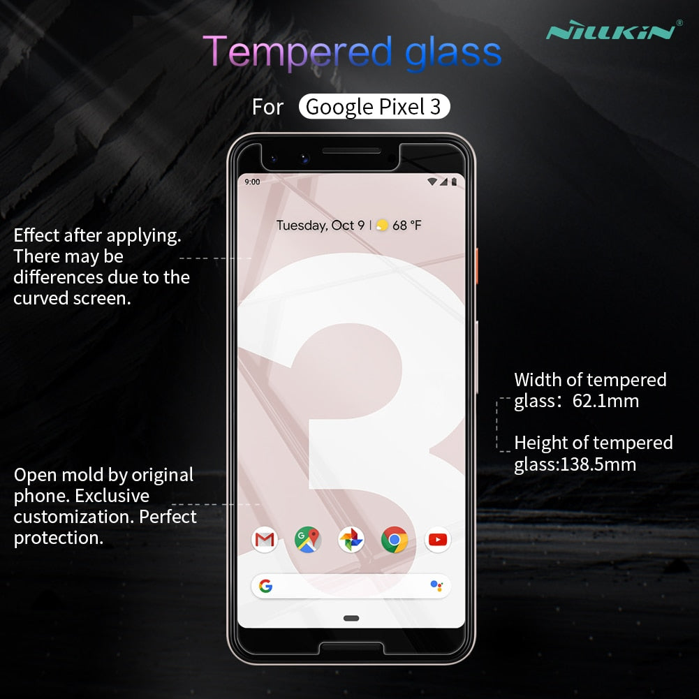 Tempered Glass for Google Pixel 4 3 XL 3XL 3A XL Nillkin Amazing H+Pro 0.2MM Screen Protector for Google Pixel 3 Glass