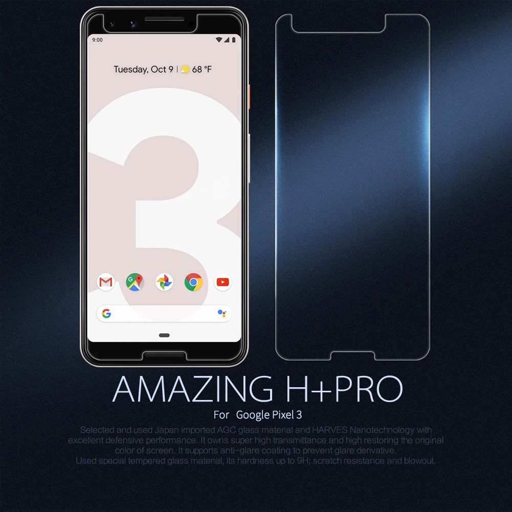 Tempered Glass for Google Pixel 4 3 XL 3XL 3A XL Nillkin Amazing H+Pro 0.2MM Screen Protector for Google Pixel 3 Glass