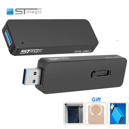 Stmagic SPT31 Metal SSD USB Flash Drive USB 3.1 Pendrive External solid state disk 128GB 256GB 512GB 1TB Memory Stick