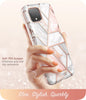 For Google Pixel 4 XL Case 6.3 inch (2019) I-BLASON Cosmo Full-Body Glitter Marble Bumper Case with Built-in Screen Protector