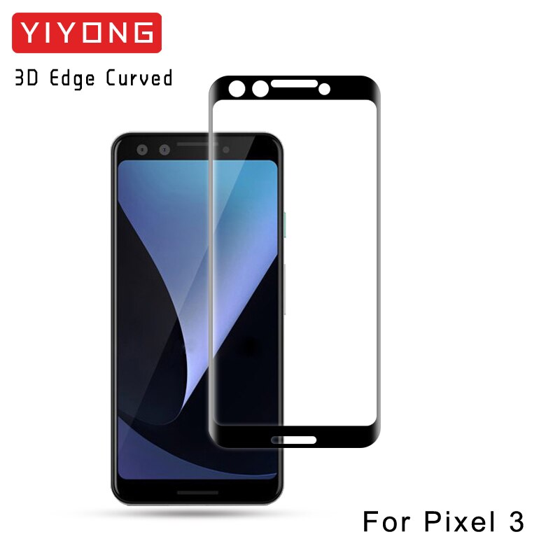 Edge Curved Glass For Google Pixel 2 XL Tempered Glass Screen Protector For Google Pixel 4 3 3A XL Pixel2 Pixel3 Glass