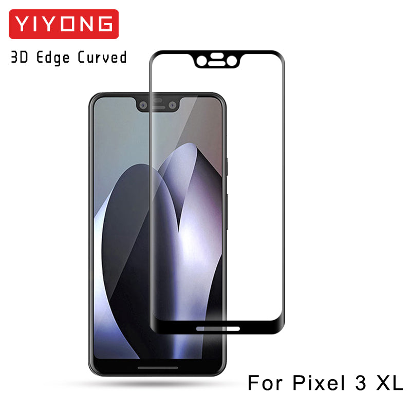 Edge Curved Glass For Google Pixel 2 XL Tempered Glass Screen Protector For Google Pixel 4 3 3A XL Pixel2 Pixel3 Glass