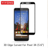 Edge Curved Glass For Google Pixel 2 XL Tempered Glass Screen Protector For Google Pixel 4 3 3A XL Pixel2 Pixel3 Glass