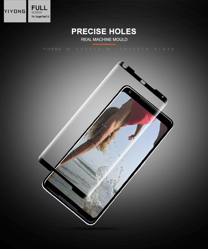 Edge Curved Glass For Google Pixel 2 XL Tempered Glass Screen Protector For Google Pixel 4 3 3A XL Pixel2 Pixel3 Glass