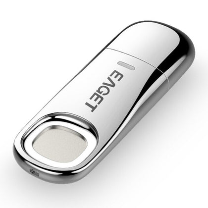 Eaget USB Flash Drive 64GB 32GB USB 3.0 Pen drive 64GB Fingerprint Encryption Metal Pendrive USB Stick 32GB Storage Flash Disk