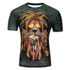 Men's   Summer Short Sleeve Digital Print 3D Puppy T-Shirt