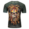 Men's   Summer Short Sleeve Digital Print 3D Puppy T-Shirt