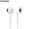 Cwxuan 3.5mm In Ear Headphones with Mic / Volume Control