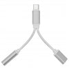 2 in 1 Type- C to 3.5 mm Charger  Headphone Audio Jack Cable Adapter