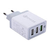 30W USB 3 Port QC 3.0 Fast Quick Wall Charger Adapter ( EU Plug )