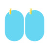 2PCS Car Rearview Mirror Oval Rain Film