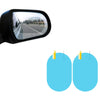 2PCS Car Rearview Mirror Oval Rain Film