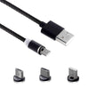 CHUMDIY 3-in-1 USB Magnetic 2.1A Fast Charging Cable 1M