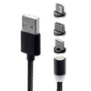 CHUMDIY 3-in-1 USB Magnetic 2.1A Fast Charging Cable 1M