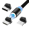 CHUMDIY 3-in-1 USB Magnetic 2.1A Fast Charging Cable 1M