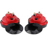 2 PCS Universal 12V 100-125DB Loud Dual-tone Electric Snail Air Horn