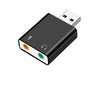 USB 7.1 CH Independent 3D Sound  Card 3.5mm Audio Adapter