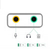 USB 7.1 CH Independent 3D Sound  Card 3.5mm Audio Adapter