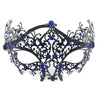 Halloween Masquerade for beauty Women Metal Mask Shiny Rhinestone fashion Mask