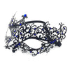 Halloween Masquerade for beauty Women Metal Mask Shiny Rhinestone fashion Mask