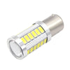 2PCS LED BA15S P21W 1156 DRL Daytime Light Blanco White Bulb 33-SMD 5630 5730 12V