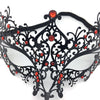 Halloween Masquerade for beauty Women Metal Mask Shiny Rhinestone fashion Mask