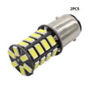 2PCS White LED BAY15D P21W 1157 Daytime DRL Light Bulbs 30SMD 5630  DC 12V