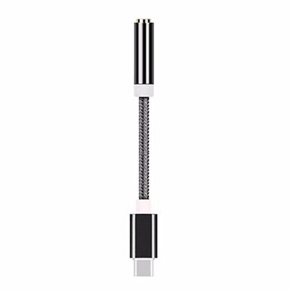 Type-C to 3.5mm Earphone Jack Stereo Adapter Connector Converter Cable for Xiaomi 6