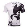 Men's  Summer Short Sleeve Digital Print 3D Little Ghost T-Shirt